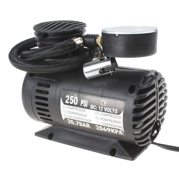 Mini 12V 300PSI Car Air Pump | Portable Electric Tyre Inflator Compressor for Cars & Bikes