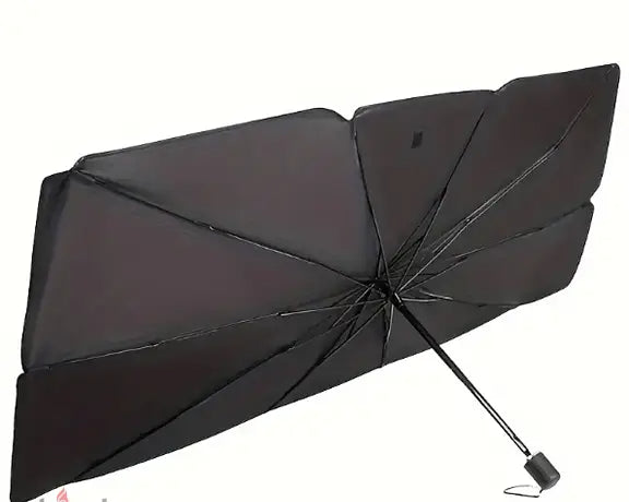 Car Umbrella Sunshade Car Windshield Sun Shade Umbrella, Sun Visor Protector, Foldable Front Window Sunshade Umbrella, Heat Insulation Protection (without box)