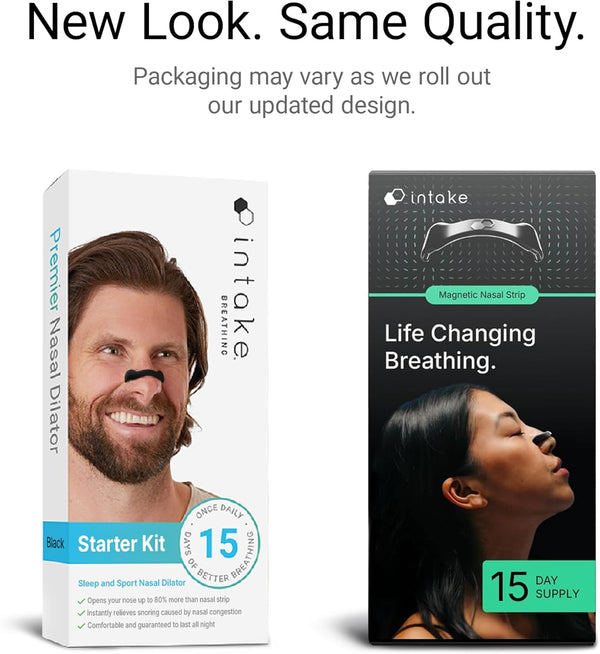 Sleepco Nasal Dilator Starter Kit – 4 Sizes for Better Breathing & Snore Relief