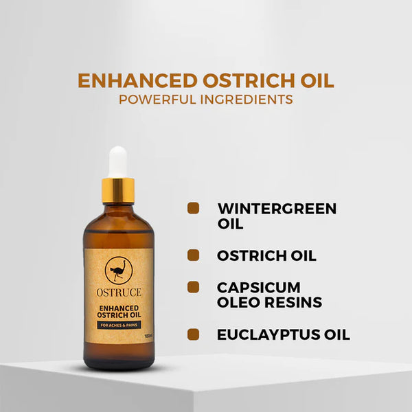 Ostrich Oil Pain Relief Oil Relief from knee pain, body ache and other joint Pain 30ml