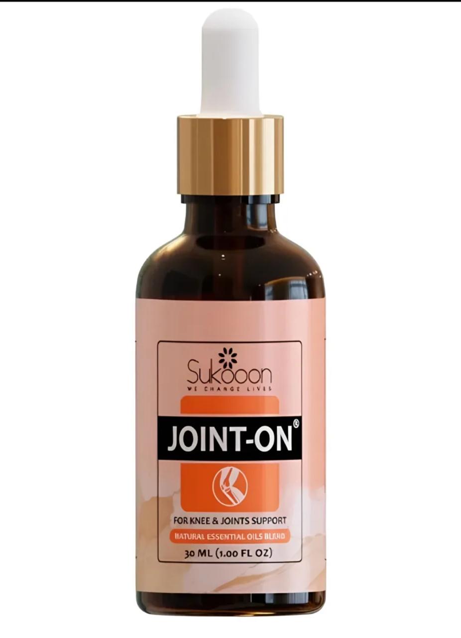 Sukoon Joint On Essential Oil Blend For Pain in Joints, Back Pain, Arthritis Pain, Knee Pain, Tennis Elbow, Strains and Sprains - 30ml
