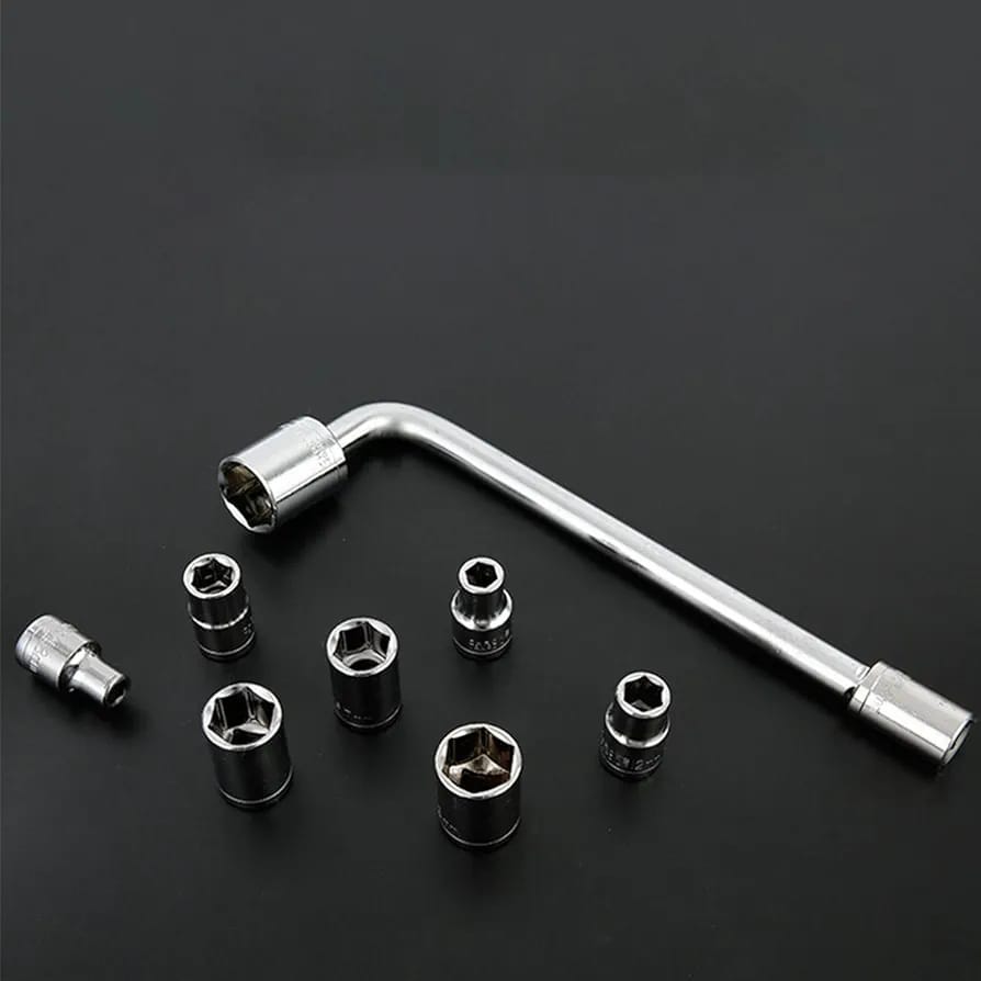 CTW-1810 | 10 Piece High Quality Socket Wrench Set Spanner Car Machine Repair Service Tools Kit | Best Quality Tool Kit