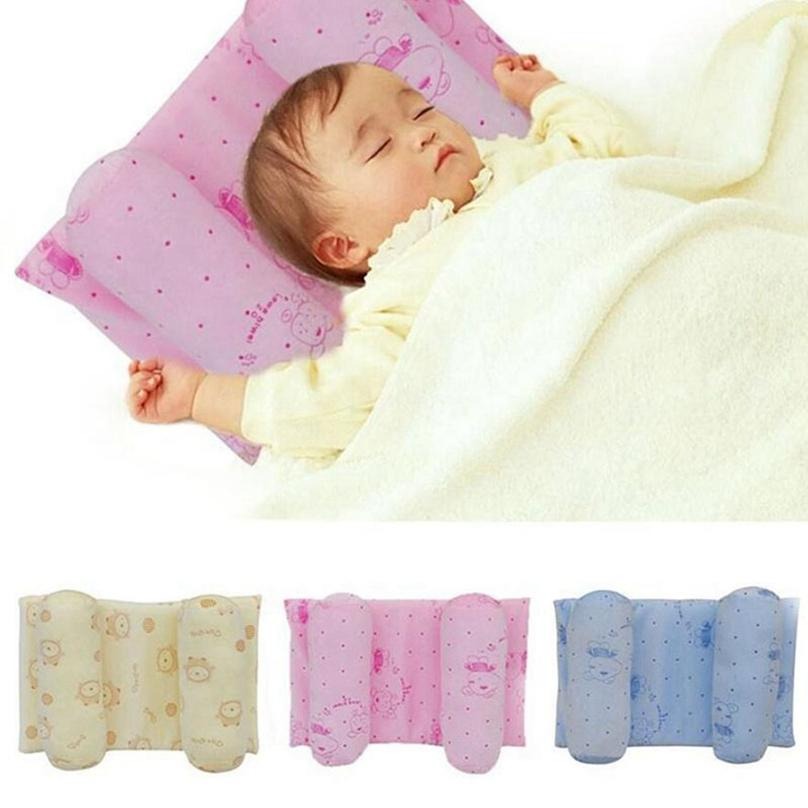 Shaping Baby Pillow – Baby Pillow Sleep Positioner New Bedding Neck Support Kids Anti Roll Pillow(Random Colors)