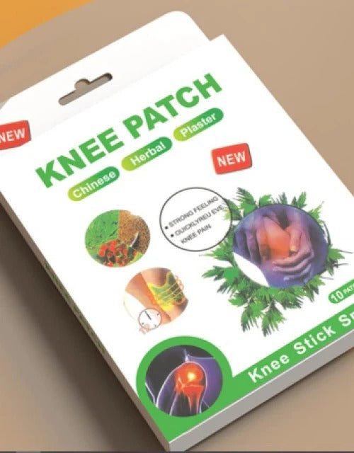 Herbal Knee Pain Relief Patch – Heat Therapy For Joint & Muscle Comfort, Natural Ingredients (Pack Of 10 Pcs)