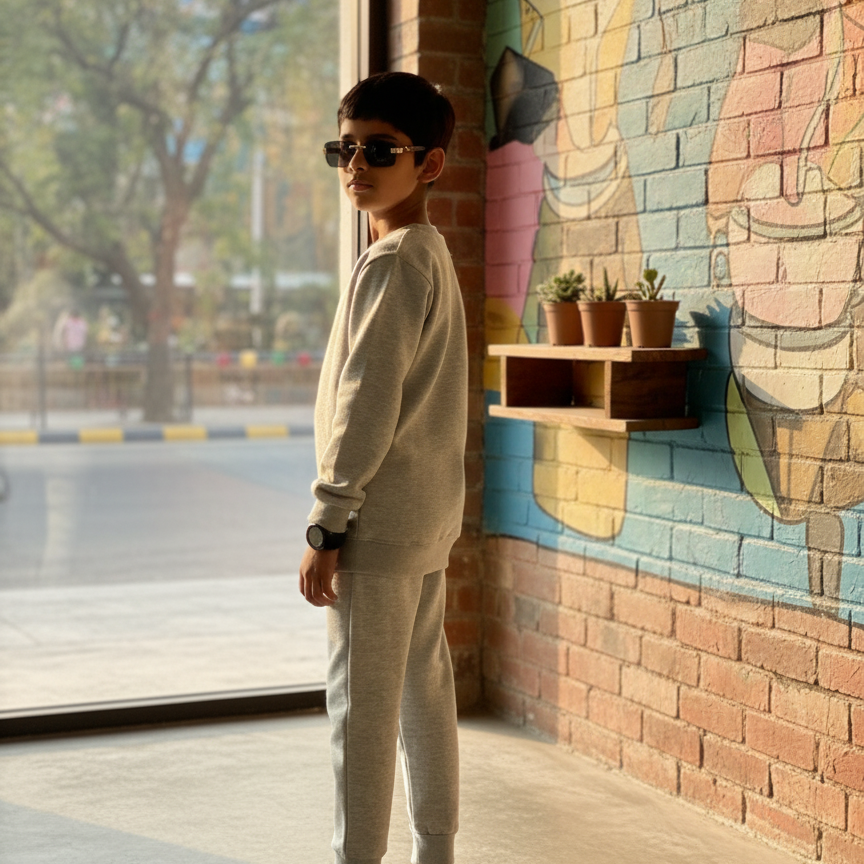 Kids & Baby Sweatshirt and Pajama Tracksuit | Imported Winter Warm 2-Piece Set for Boys & Girls – Cozy, Comfy Outfit extra large