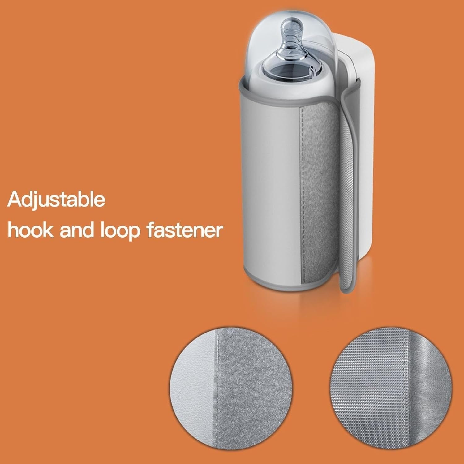 Portable Rechargeable Baby Bottle Warmer | Fast 1-Min Heating, USB Powered, 6 Temperature Levels – Mini & Travel-Friendly Milk Heater for Babies